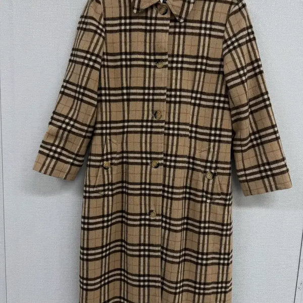 [BUNJANG] Burberry Nova Check Wool Coat / 버버리 노바체크 울 코트