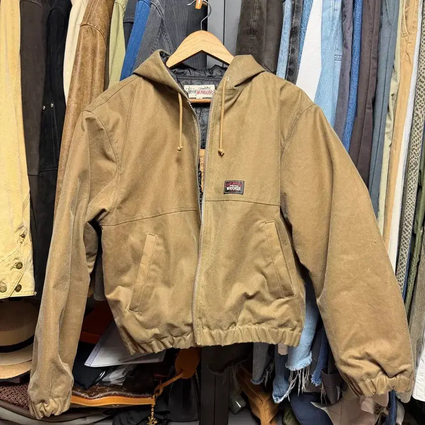 [BUNJANG] Stussy Insulated Canvas Wax Work Jacket / 스투시 인슐레이티드 캔버스 왁스 워크 자켓