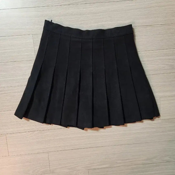 [BUNJANG] Black Pleated Skirt - Size S / 블랙 플리츠 스커트 S