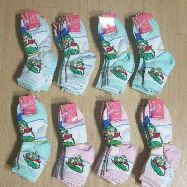 [BUNJANG] Smile Women's Socks (40 Pairs) / 스마일 여자용 양말 40개
