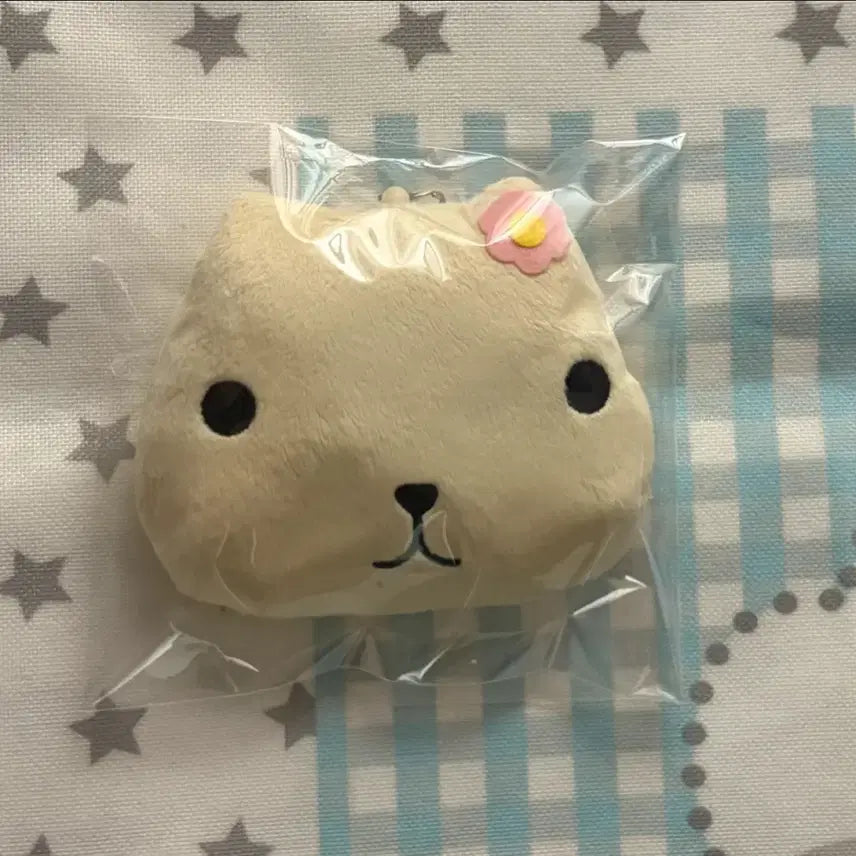 [BUNJANG] Capybara White Releas Keyring Pouch New / 카피바라상 화이트 릴패스 키링 파우치 새상품