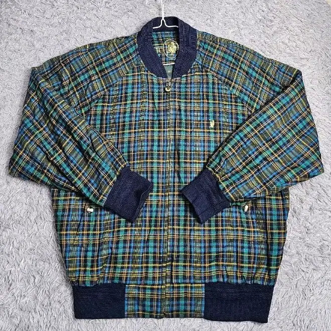 [BUNJANG] Vintage Retro Check Pattern Jacket XL / (Z)빈티지 레트로 체크 패턴 자켓 XL