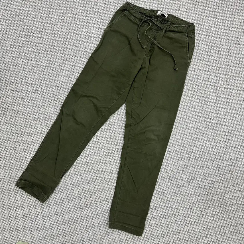 [BUNJANG] W&P HOUSE Women's Khaki Cargo Pants / 48 W&P HOUSE 여성 카키 밴딩 카고 팬츠 0917E1
