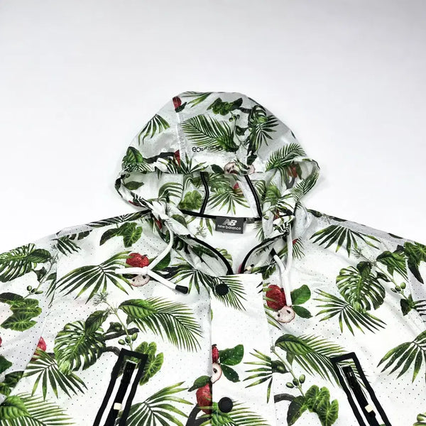 [BUNJANG] New Balance Flower Pullover Windbreaker Jacket / 뉴발란스 플라워 풀오버 바람막이 자켓 (L)