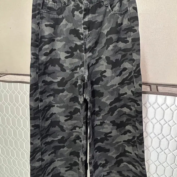 [BUNJANG] Gray Camo Cargo Pants / 그레이 카모바지 (옷장정리네고가능