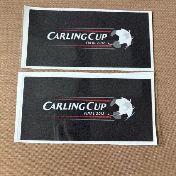 [BUNJANG] 2012 Carling Cup Final Liverpool Uniform Patch Set (Flock Material) / 칼링컵 2012 결승(리버풀) 유니폼 패치 2개 세트(플록재질)