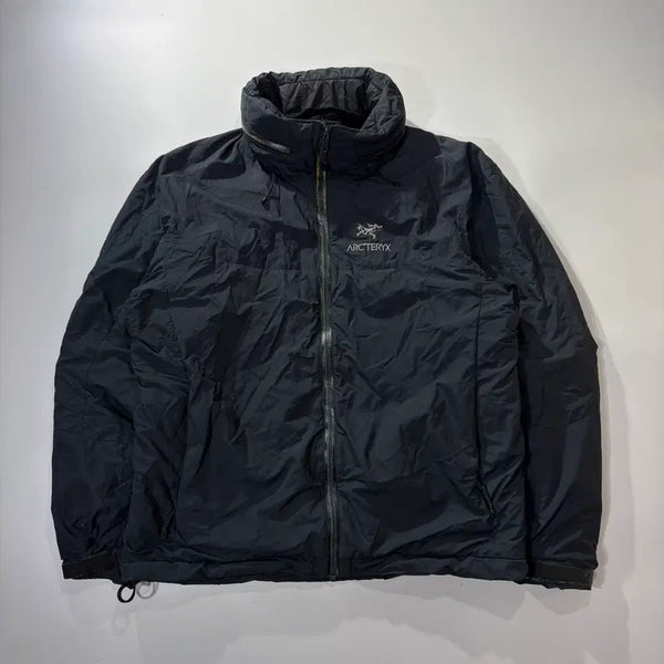 [BUNJANG] Arc'teryx Black GORE-TEX Logo Padded Jacket / 아크테릭스 블랙 고어텍스 로고 패딩 자켓