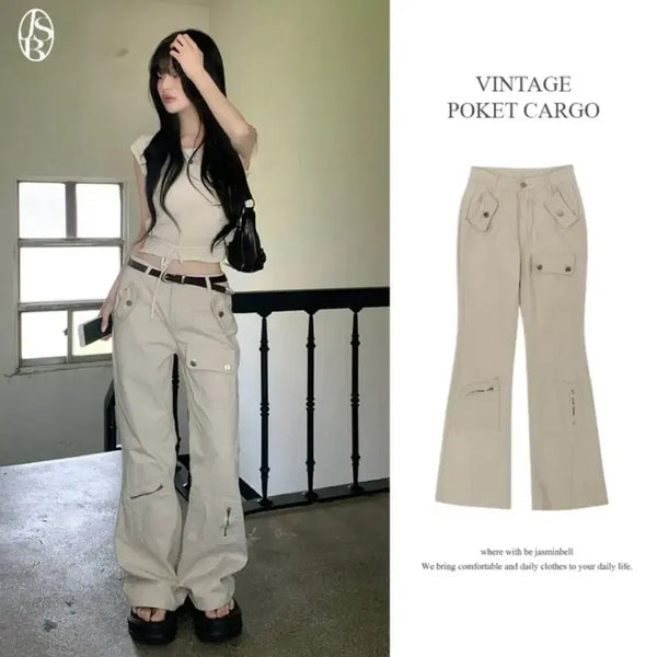 [BUNJANG] Jasmine Belle Cargo Pants / 자스민벨 카고팬츠 pt