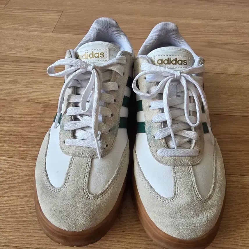 [BUNJANG] Adidas Sneakers Beige/Green Size 245 / 아디다스 스니커즈 베이지/그린 245