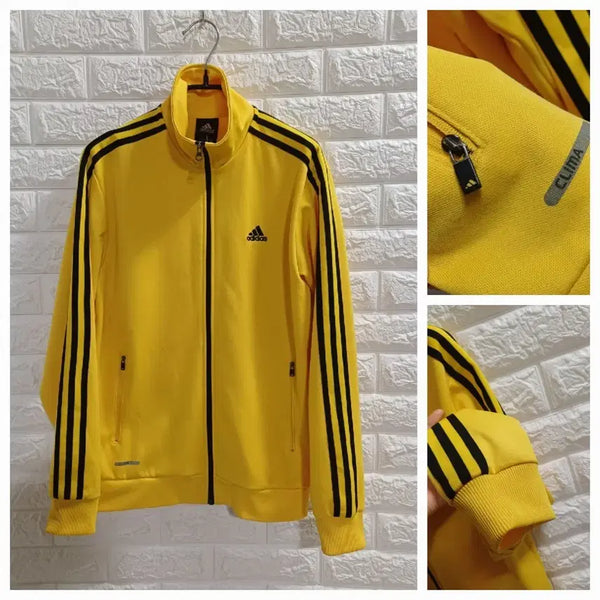 [BUNJANG] Adidas Yellow Track Top Jersey / 100 아디다스 져지 트랙탑 옐로우