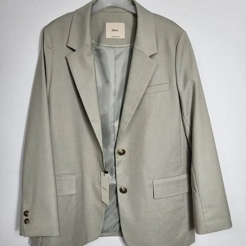 [BUNJANG] Roem Beige Olive Jacket Size M New / 로엠 베이지올리브 자켓 95 M 새제품