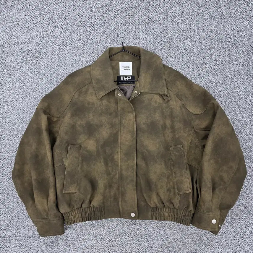 [BUNJANG] Studio Tombo Eco Leather Jacket / 스튜디오톰보이 에코레더 자켓