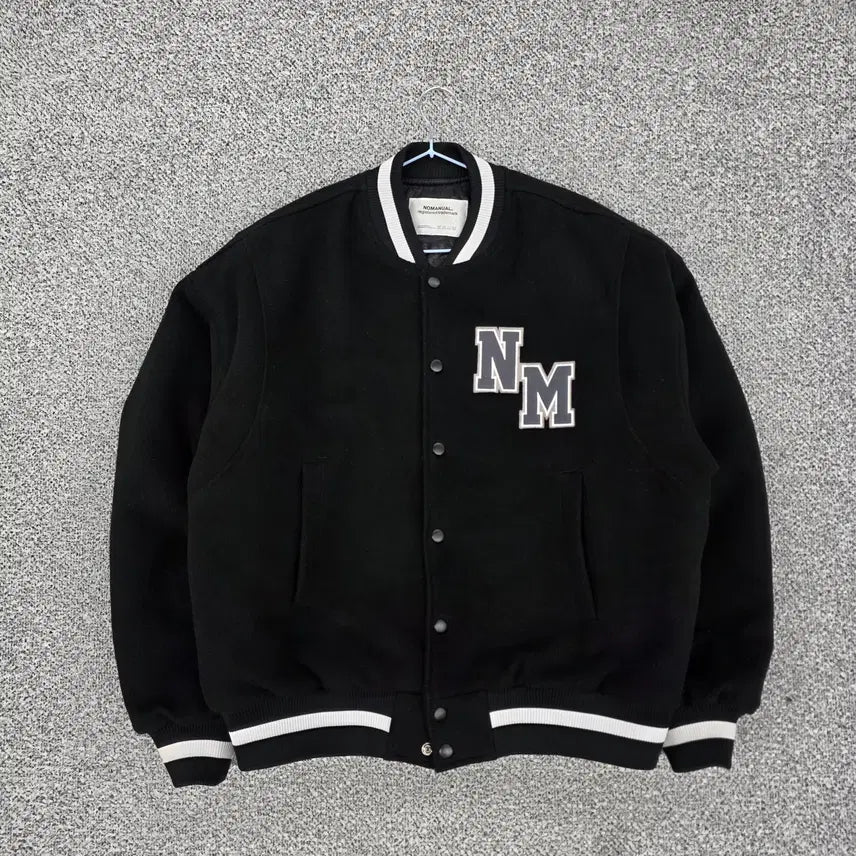 [BUNJANG] No Manual Varsity Jacket / 노메뉴얼 바시티 자켓
