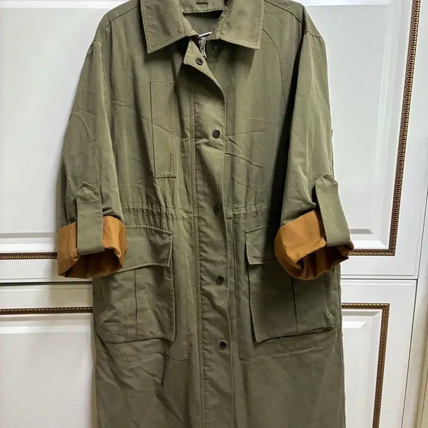 [BUNJANG] TIME Khaki Field Jacket / TIME 야상 점퍼 카키색