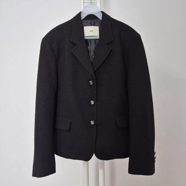 [BUNJANG] LIVRE Black Tweed Jacket / 리브레 블랙 트위드 자켓// 미사용