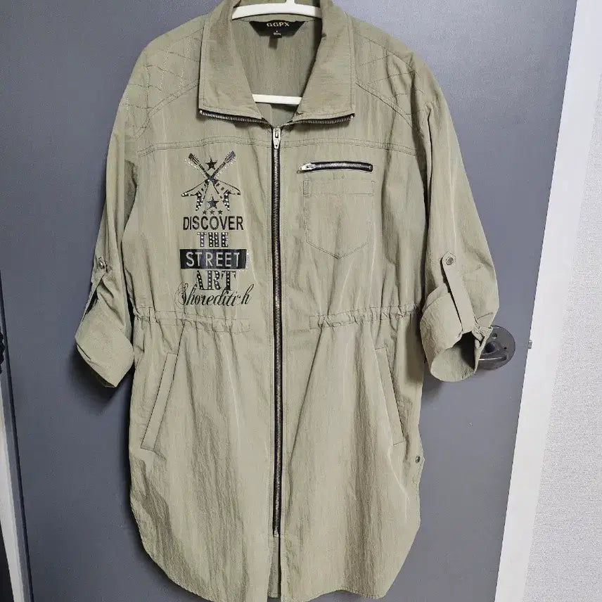 [BUNJANG] OGPX Khaki Field Jacket / OGPX 야상 점퍼 카키색. 77까지 가능할 듯해요.