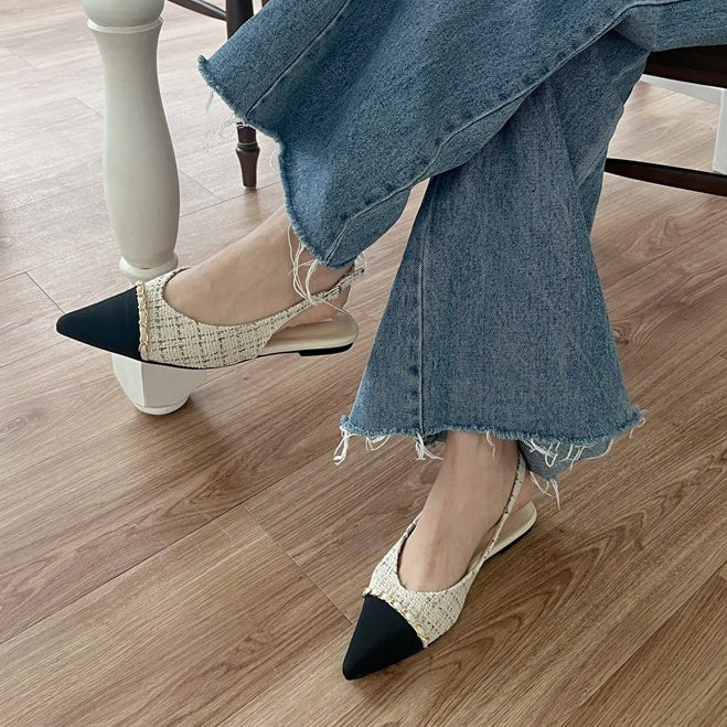 [BUNJANG] Stiletto Slingback Shoes - Size 225 / 새상품 1+3 스틸레토 슬링백 225사이즈