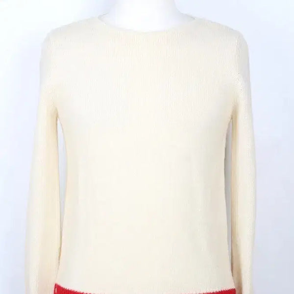 [BUNJANG] Thom Browne RWB Stripe Boat Neck Pullover Knit - Size 38 (Women's S) / [정품/38(국내55)] 톰브라운 RWB 스트라이프 보트넥 풀오버 니트