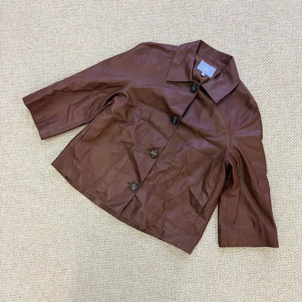 [BUNJANG] 55 LBL Women's Genuine Leather Jacket / 55 LBL 여성 양가죽 자켓 0917D1
