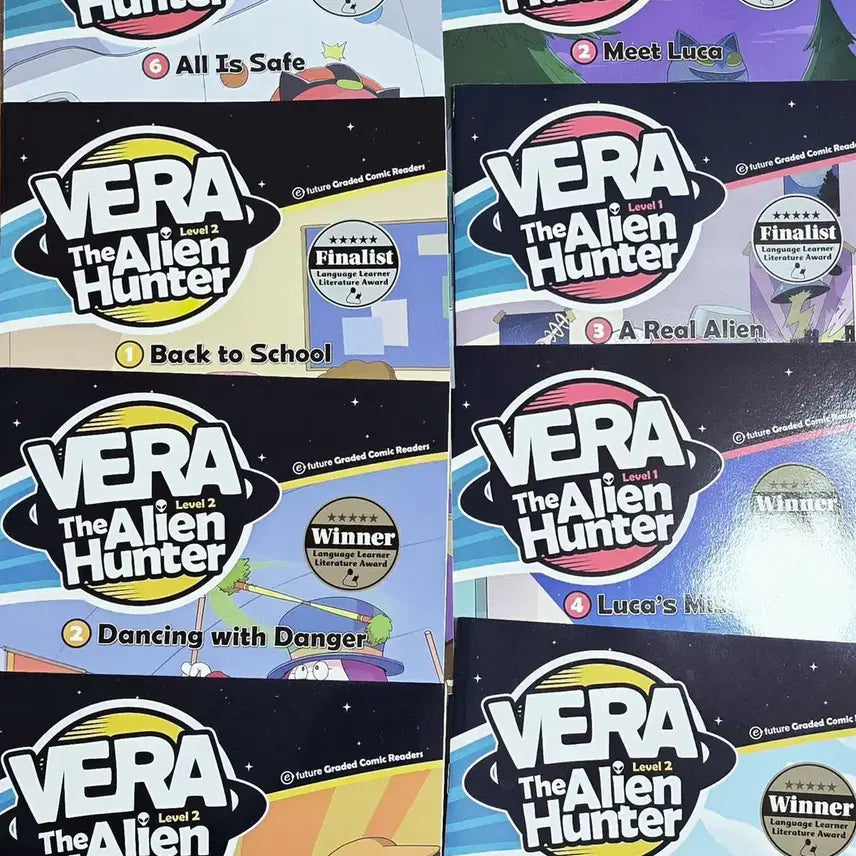 [BUNJANG] Vera The Alien Hunter / efuture English Learning Set (18 Volumes + 18 CDs) - Used / Vera The Alien Hunter / efuture 18권+CD18장 세트 영어학습 중고책
