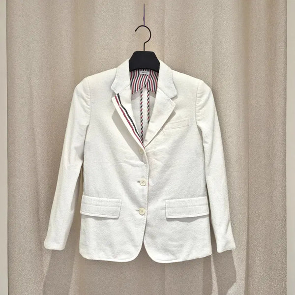 [BUNJANG] Thom Browne Single Jacket White Size 40 / (40)톰브라운 싱글 자켓 화이트