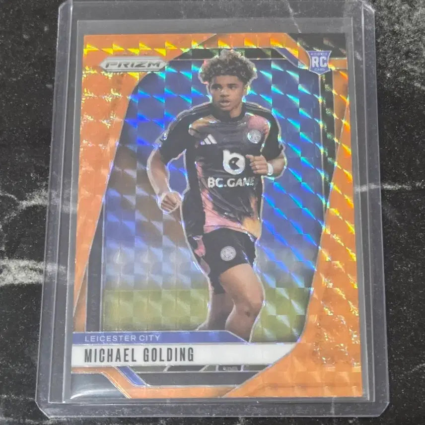 [BUNJANG] Panini Orange Prism Michael Golding RC Card / 파니니 오렌지 프리즘 레스터 시티 마이클 골딩 RC 카드