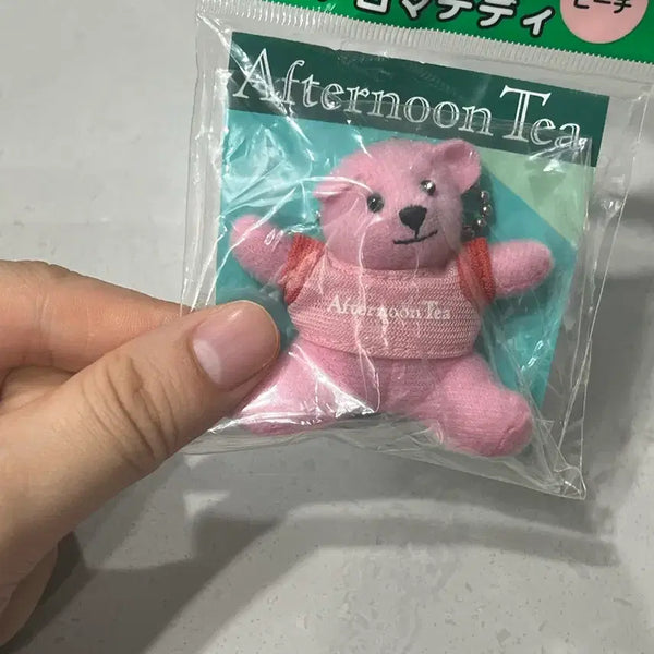 [BUNJANG] Coca-Cola Sokenbicha Aroma Teddy Bear Keychain / 일본 고전 코카콜라 소켄비차 아로마 테디 곰인형 키링