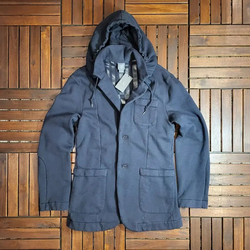 [BUNJANG] Armani Exchange Hooded Blazer Jacket (M) / 알마니 익스체인지(Armani Exchange)후드 블레이저 자켓 (M)