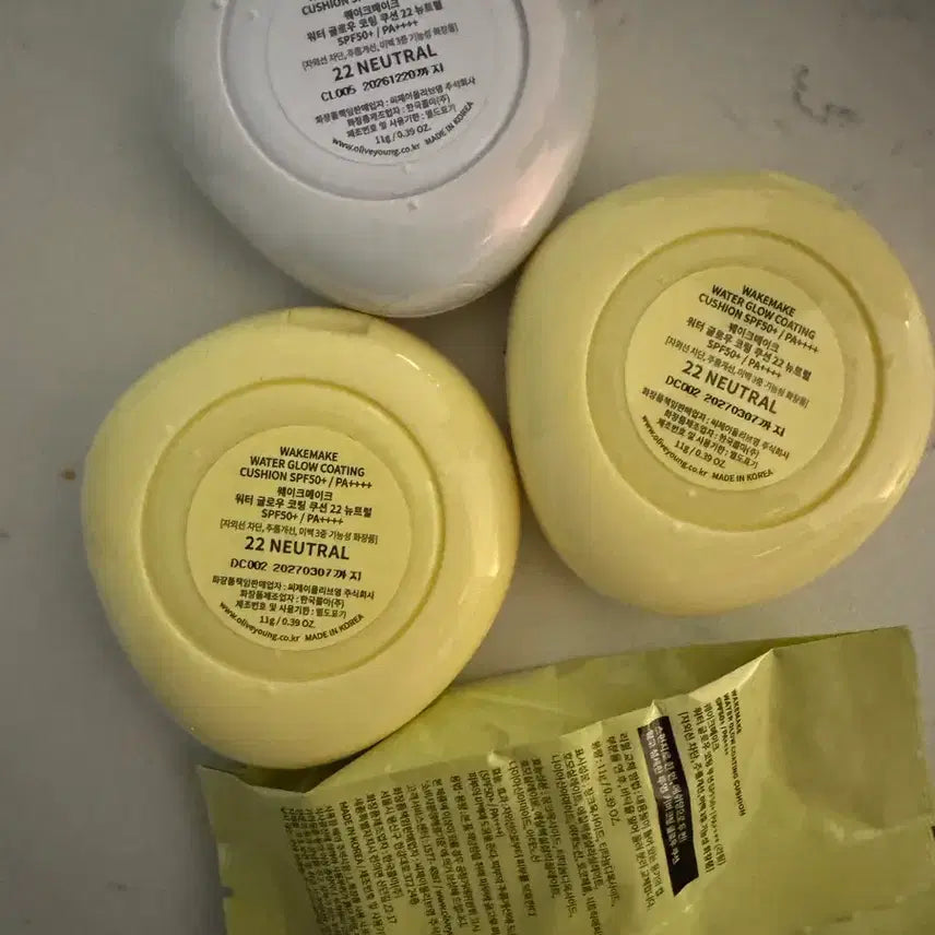 [BUNJANG] WAKEMAKE Water Glow Cushion 22 Neutral / 웨이크메이크 워터 글로우 22뉴트럴