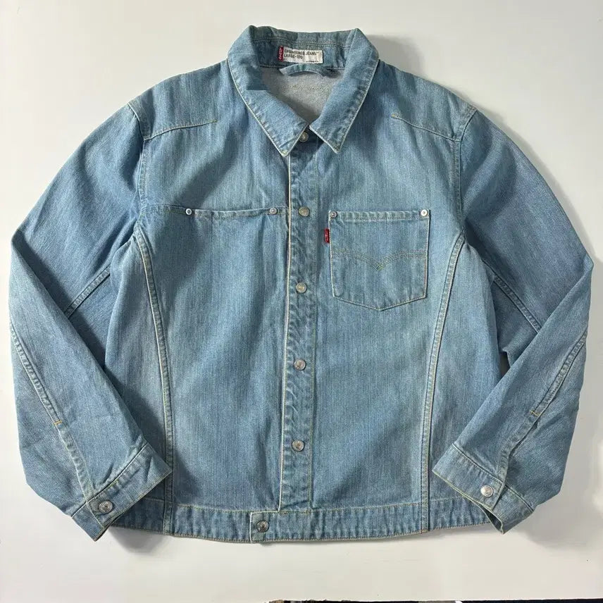 [BUNJANG] Levi's Engineered Jeans Lyocell Denim Trucker Jacket / Levi's  리바이스 엔지니어드 진 리오셀 데님 트러커 자켓