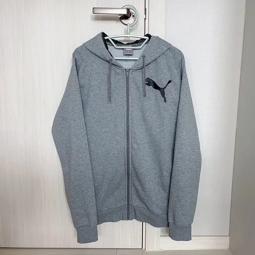 [BUNJANG] Puma Gray Hoodie Zip-up / 퓨마 그레이 후디집업