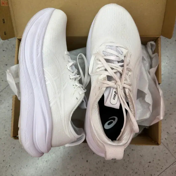 [BUNJANG] Asics Gel-Nimbus 28 White / [245] 아식스 젤님버스 28 화이트