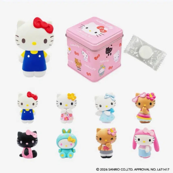 [BUNJANG] Hello Kitty Collection Figure Unsealed Full Set / 헬로키티 컬렉션 피규어 미개봉 풀셋 틴케이스
