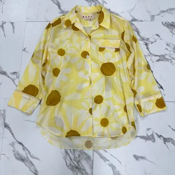 [BUNJANG] Marni Flower Pattern Shirt / 마르니 플라워 패턴 셔츠