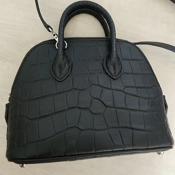 [BUNJANG] Crocodile Pattern Mini Crossbody Bag / 데일리룩 쇼핑몰 미니백