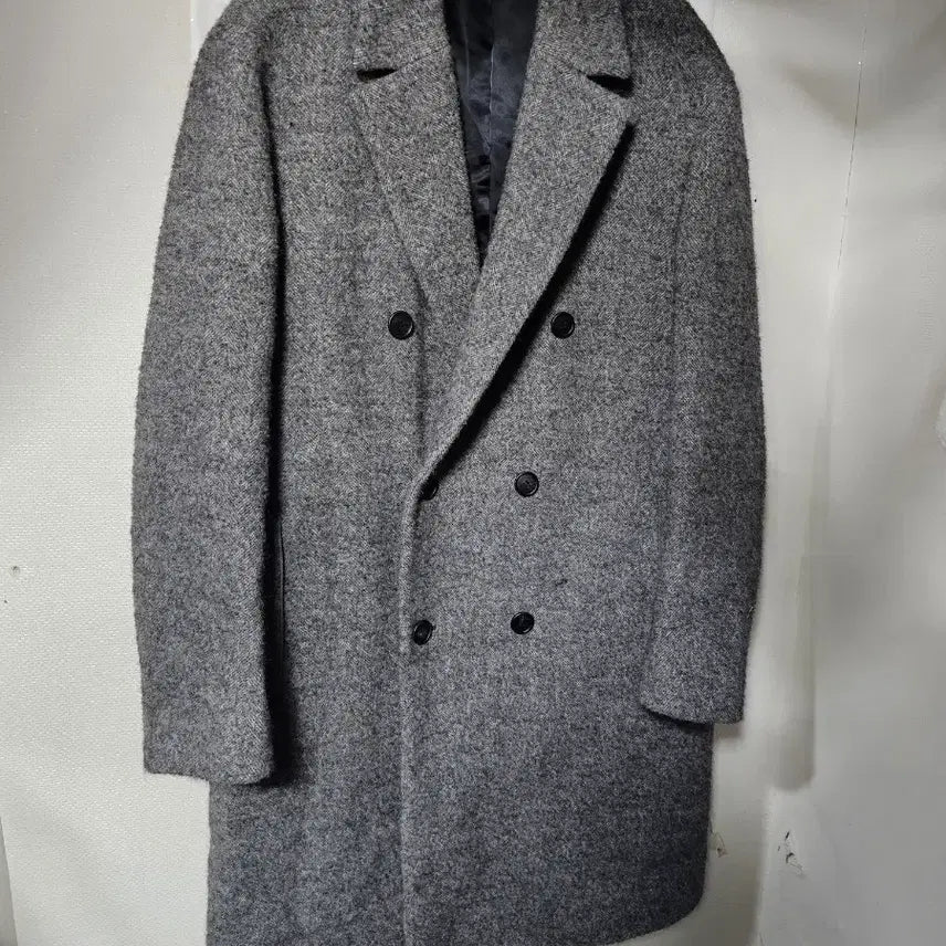 [BUNJANG] SIEG Herringbone Wool Coat / 지이크 헤링본 코트  110