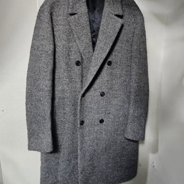 [BUNJANG] SIEG Herringbone Wool Coat / 지이크 헤링본 코트  110
