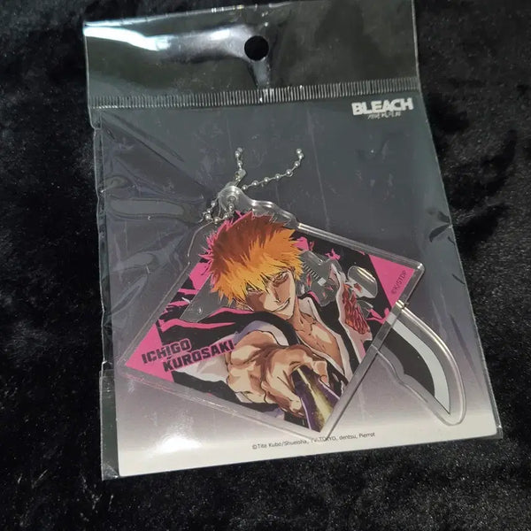 [BUNJANG] Bleach Ichigo Acrylic Keychain (Sealed) / (미개봉)블리치 콜라보카페 아크릴 키링 키체인 이치고