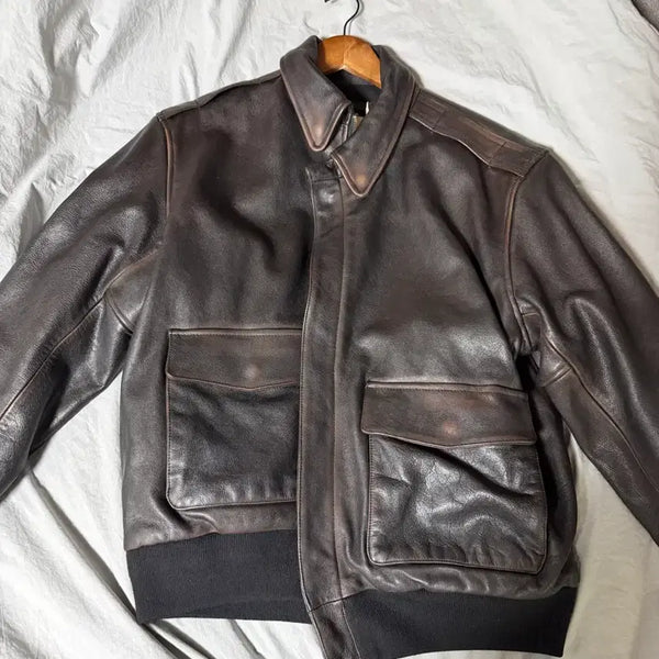 [BUNJANG] Shirter A2 Leather Jacket (Size S) / shirter 셔터 A2 레더자켓