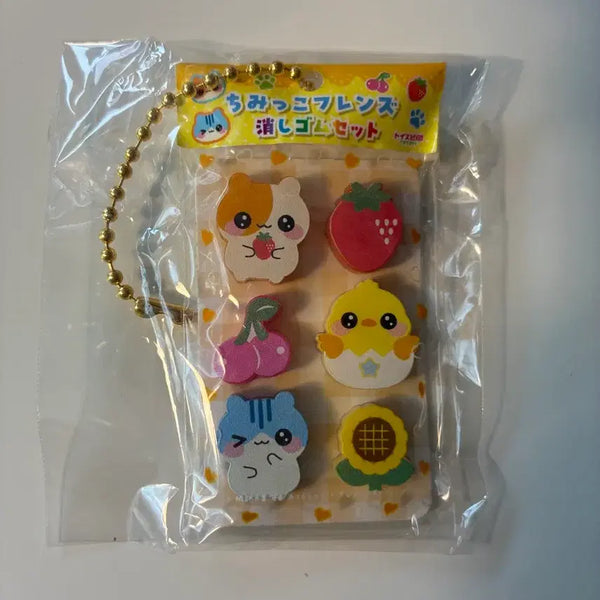 [BUNJANG] Hammy Chick Gacha Figure / 헤이세이 레트로 지우개 가챠