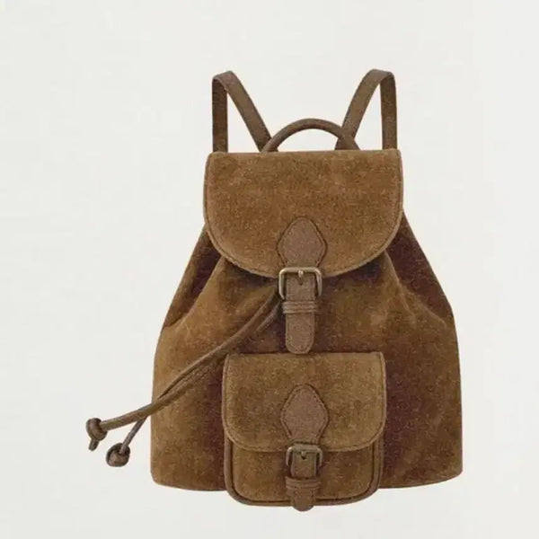 [BUNJANG] The Barnet Suede Backpack Camel / 더바넷 스웨이드 백팩 카멜