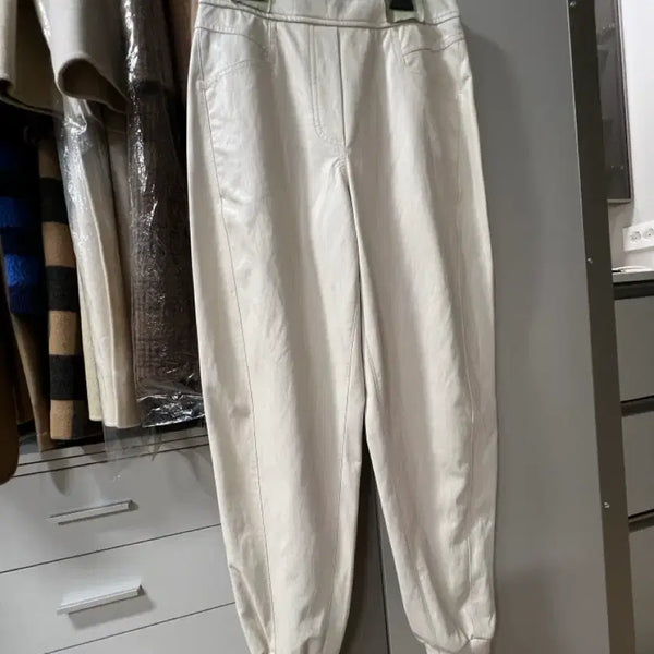 [BUNJANG] SYSTEM Faux Leather Pants / 시스템 인조가죽팬츠