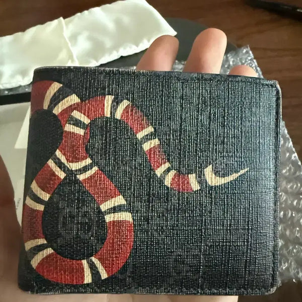 [BUNJANG] Gucci Kingsnake Bi-fold Wallet / 정품)구찌 킹스네이크 반지갑
