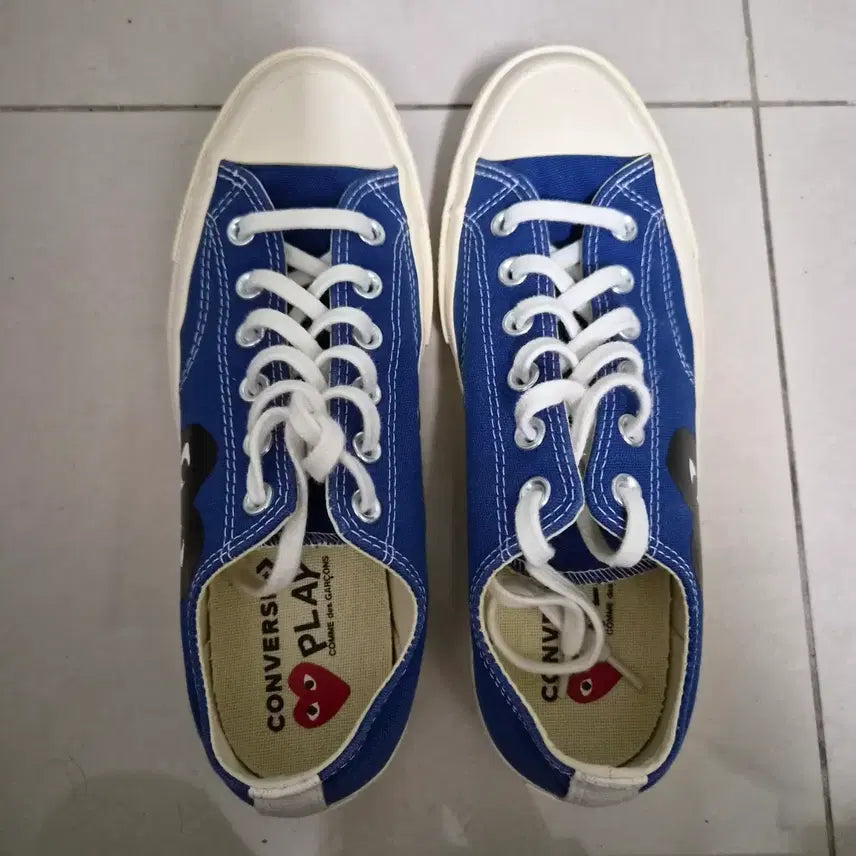 [BUNJANG] Comme des Garçons Converse Chuck 70 Low Blue Quartz Size 255 / 꼼데가르송 컨버스 척70로우 255사이즈