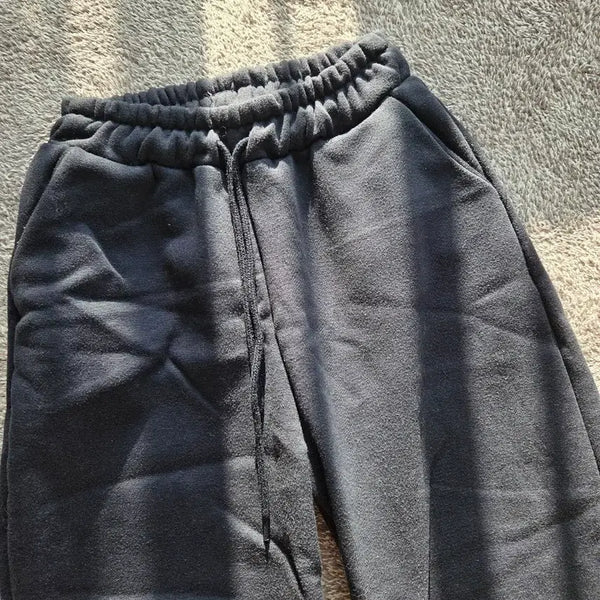 [BUNJANG] Fleece Jogger Pants Black / 기모 조거 팬츠 블랙