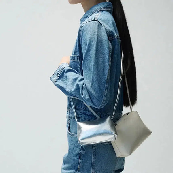 [BUNJANG] YURT Mini Bag Silver / 유르트 미니백 실버