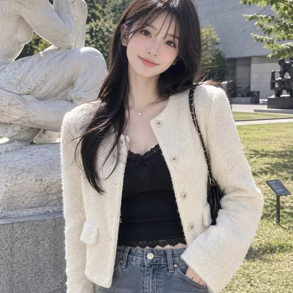 [BUNJANG] Nobel Short Jacket Ivory / 새상품ㅡ노벨 숏 자켓 아이보리