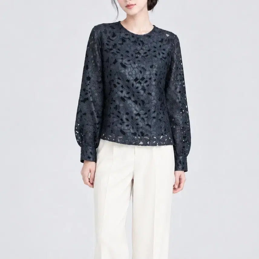 [BUNJANG] ORR Flower Pattern Blouse / ORIGINALREALIZE(orr)오르 플라워 블라우스