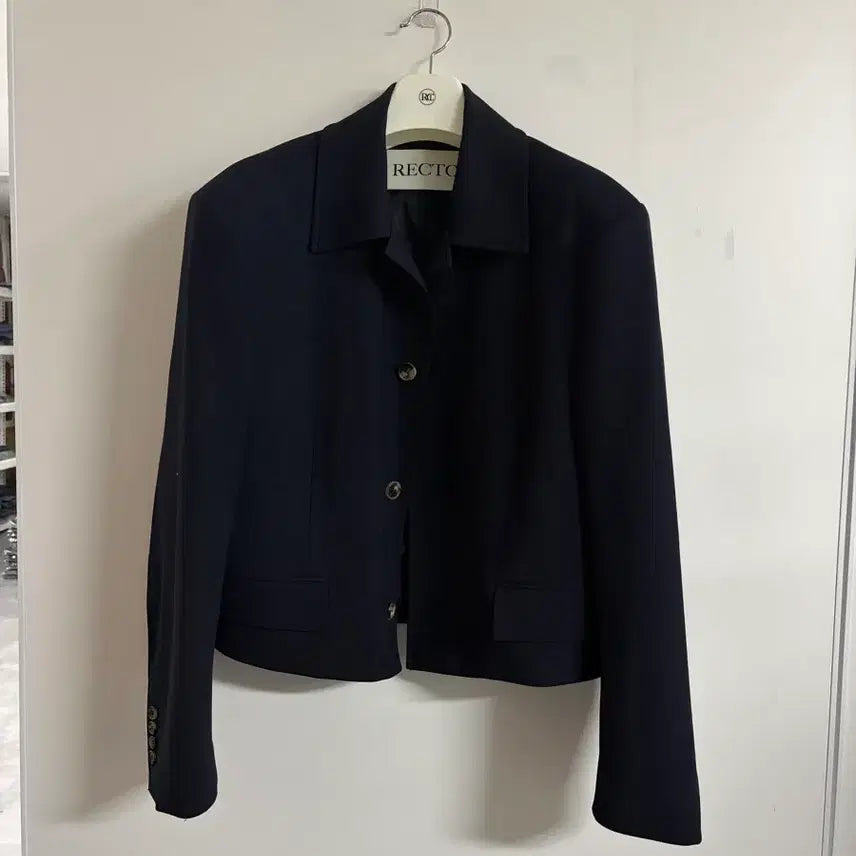 [BUNJANG] RECTO Cropped Single Jacket L / 렉토/크롭싱글자켓/L