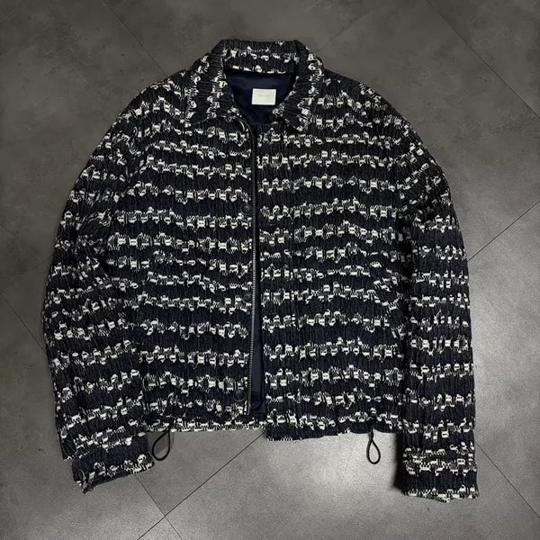 [BUNJANG] Minav Wave Denim Blouson L / 미나브/웨이브데님블루종/L
